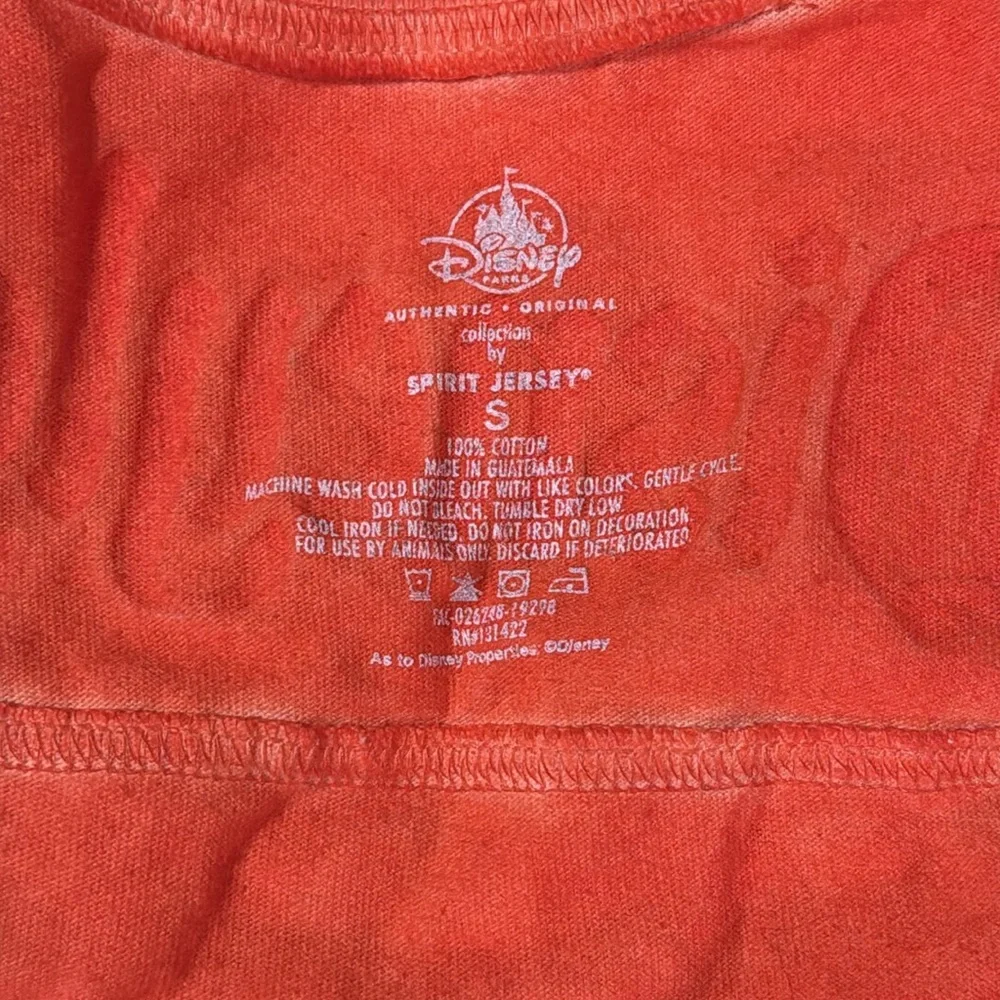Disneyland Orange ombré Pet T-Shirt (small)